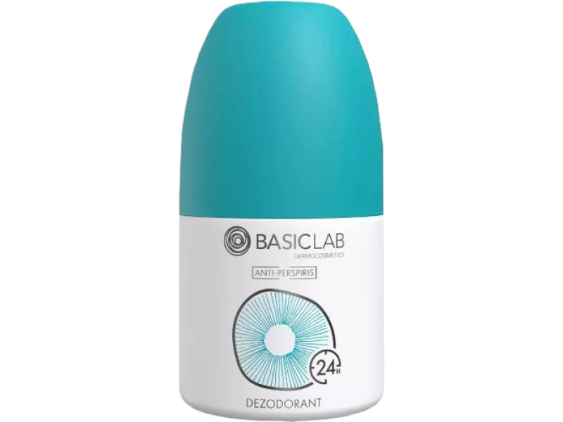 Basiclab dezodorant anti-perspiris, roll-on, 60 ml