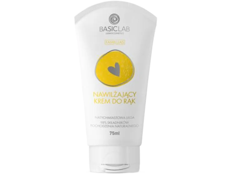 BASICLAB FAMILLIAS nawilżający krem do rąk, 75 ml