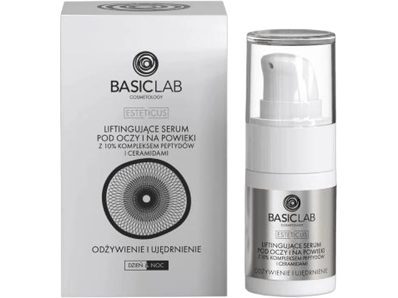 BasicLab liftingujące serum pod oczy i na powieki, 15 ml
