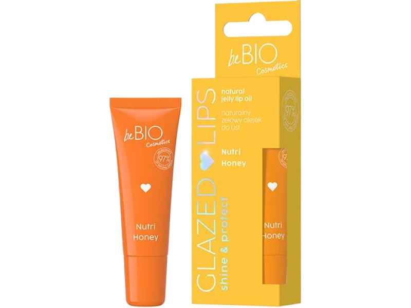 BE BIO EWA CHODAKOWSKA Glazed Lips Nutrii honey Naturalny żelowy olejek do ust, 10 ml