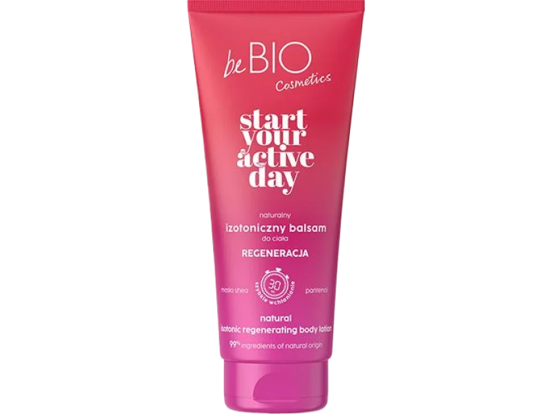 BE BIO EWA CHODAKOWSKA Start Your Active Day Naturalny izotoniczny balsam regenerujący do ciała, 200 ml
