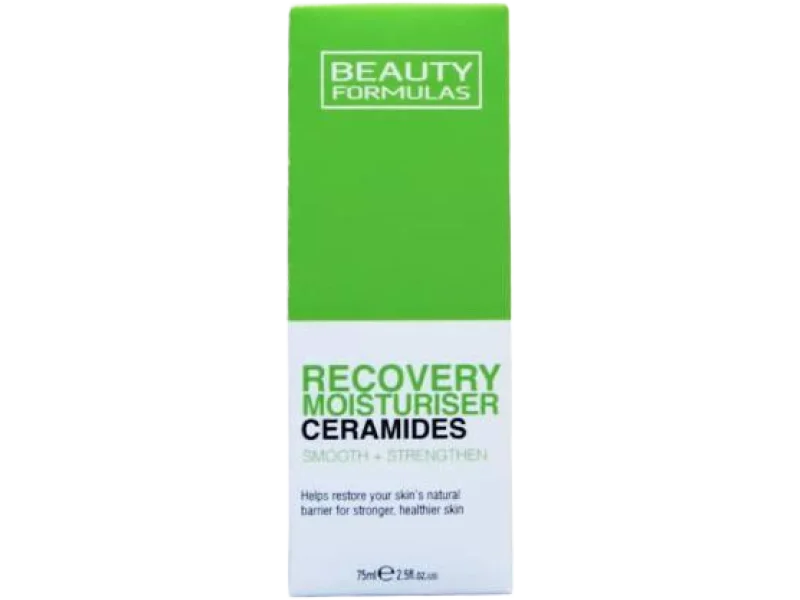 Beauty Formulas Recovery Moisturizer Ceramides Regenerujący krem nawilżający z ceramidami, 75 ml