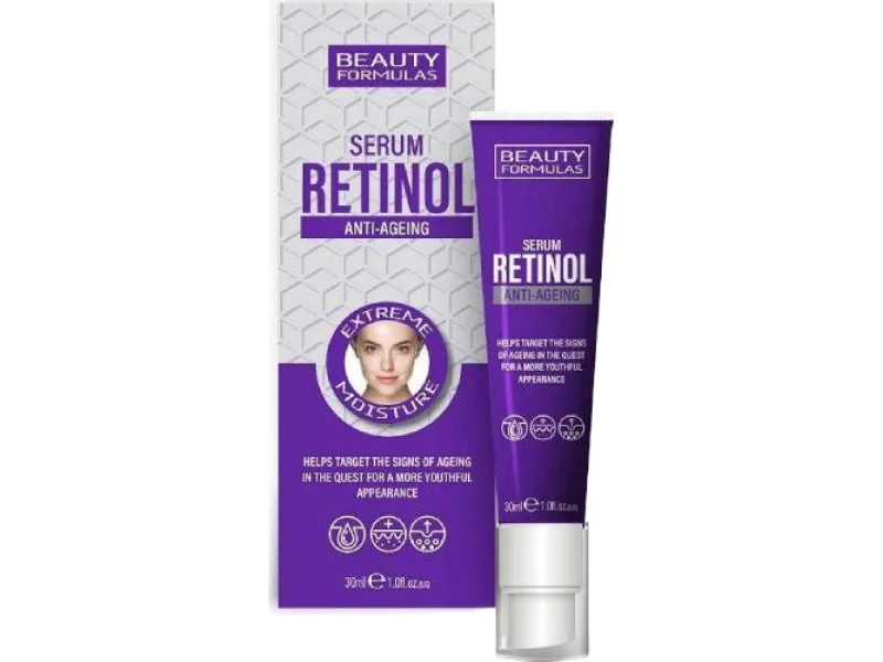 BEAUTY FORMULAS RETINOL Anti-Ageing Serum nawilżające do twarzy, 30 ml