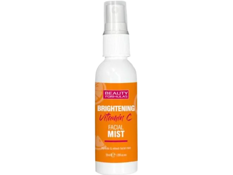 Beauty Formulas rozjaśniająca mgiełka do twarzy z witaminą C, 55 ml
