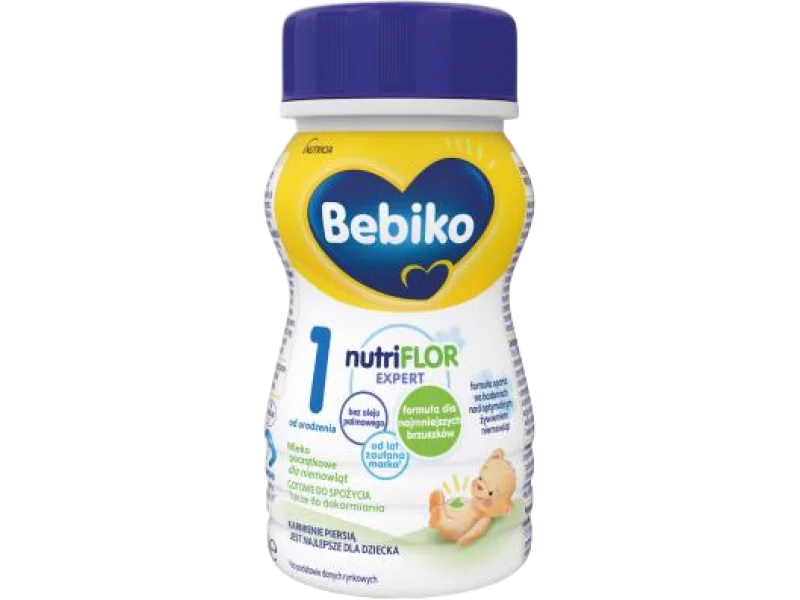 BEBIKO 1 NUTRIflor Expert Mleko początkowe dla niemowląt od urodzenia, płyn, 200 ml