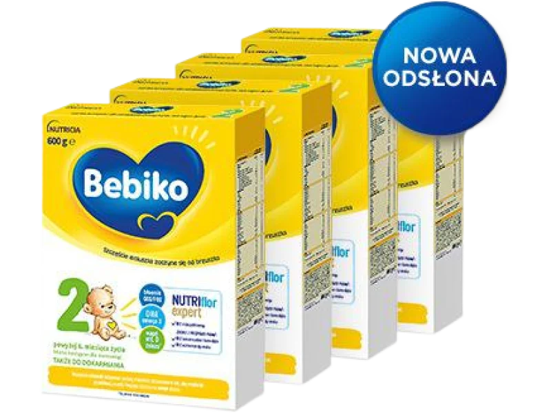 Bebiko 2 Nutriflor Expert mleko następne dla niemowląt powyżej 6. miesiąca życia, proszek, 600 g