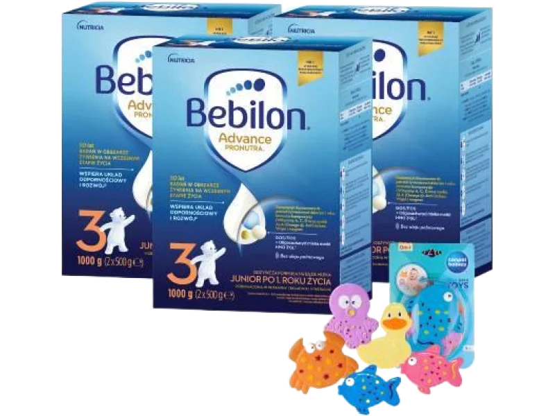 Bebilon 3 Pronutra Junior Formuła na bazie mleka po 1. roku życia, proszek, 1000 g