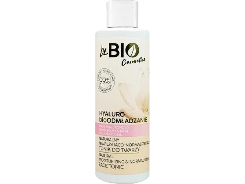 BeBio Hyaluro bioOdmładzanie tonik do twarzy, 200 ml