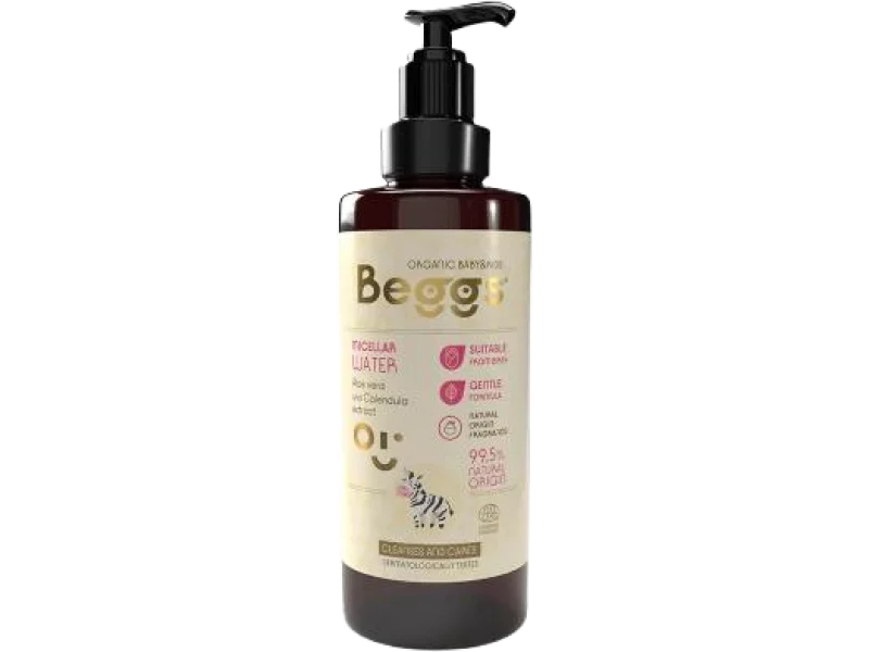 Beggs Woda micelarna dla dzieci od urodzenia, płyn, 200 ml