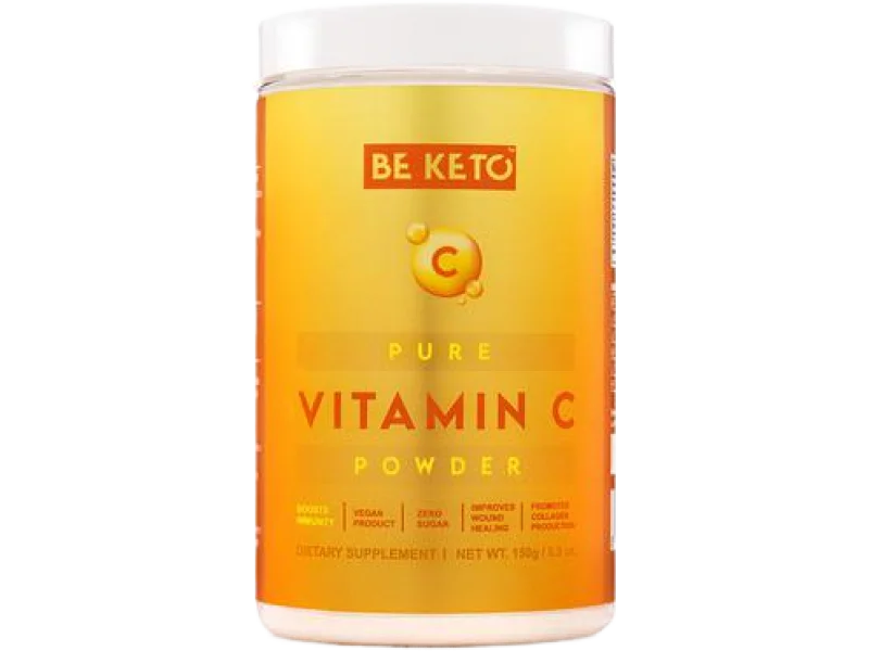 BeKeto Pure Vitamin C Powder, proszek, 150 g