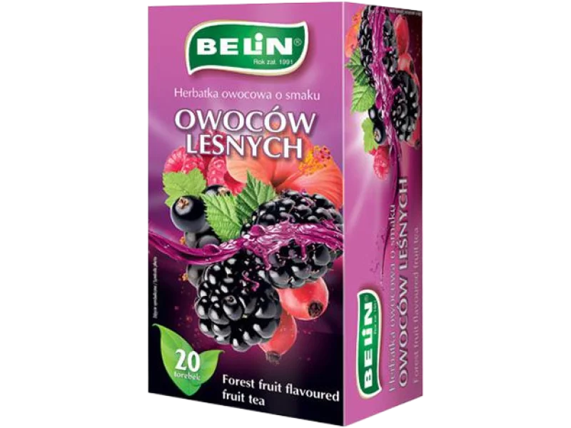 Belin herbatka owocowa, smak owoców leśnych, saszetki, 20 szt.