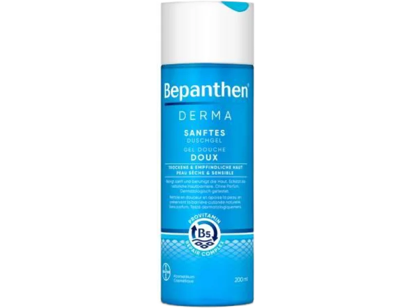 Bepanthen Derma żel do mycia ciała do suchej i wrażliwej skóry, 200 ml