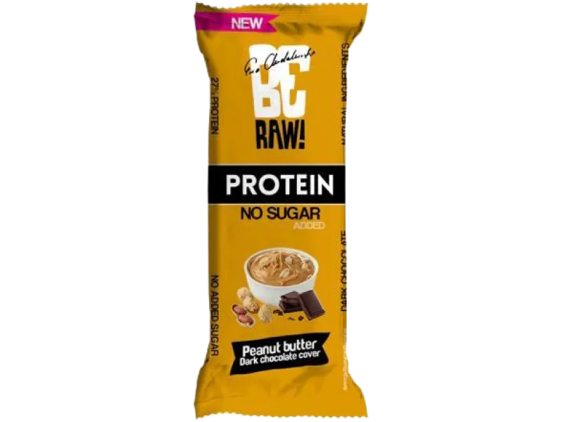 BeRAW Protein baton proteinowy, Peanut Butter, 40 g