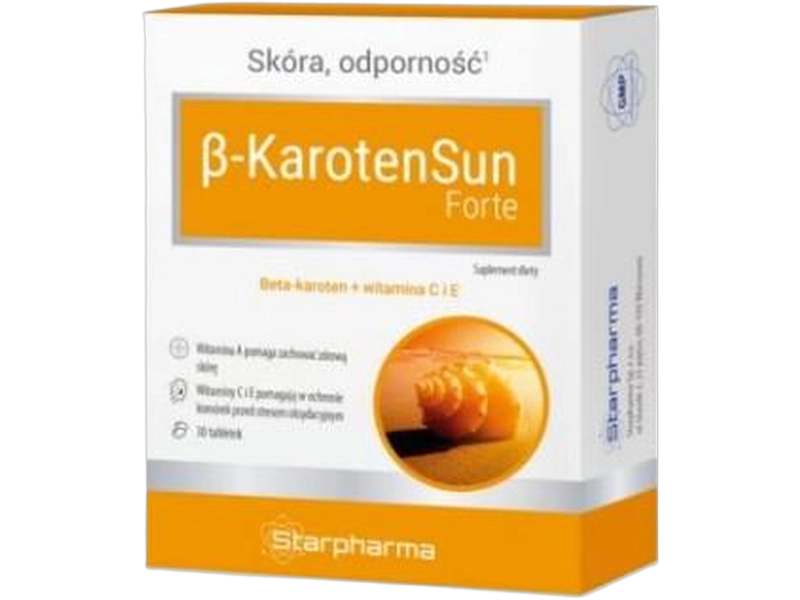 Beta-karotensun Forte, tabletki, 30 tabl.