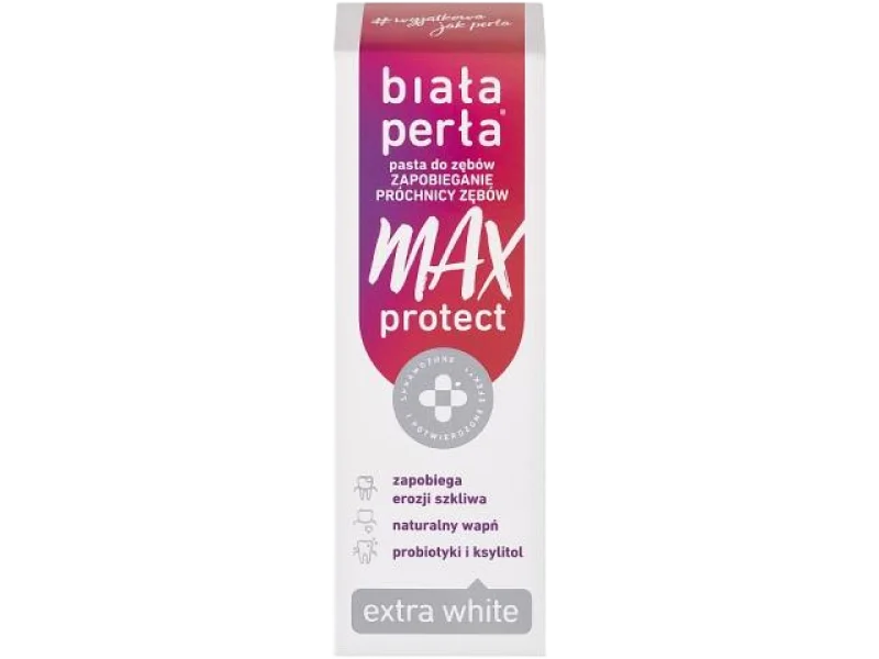 Biała Perła Max Protect Zapobieganie próchnicy zębów, pasta, 75 ml