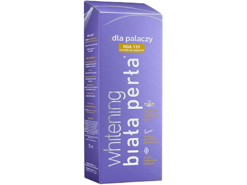 BIAŁA PERŁA Pasta do zębów dla palaczy wybielająca, 75 ml