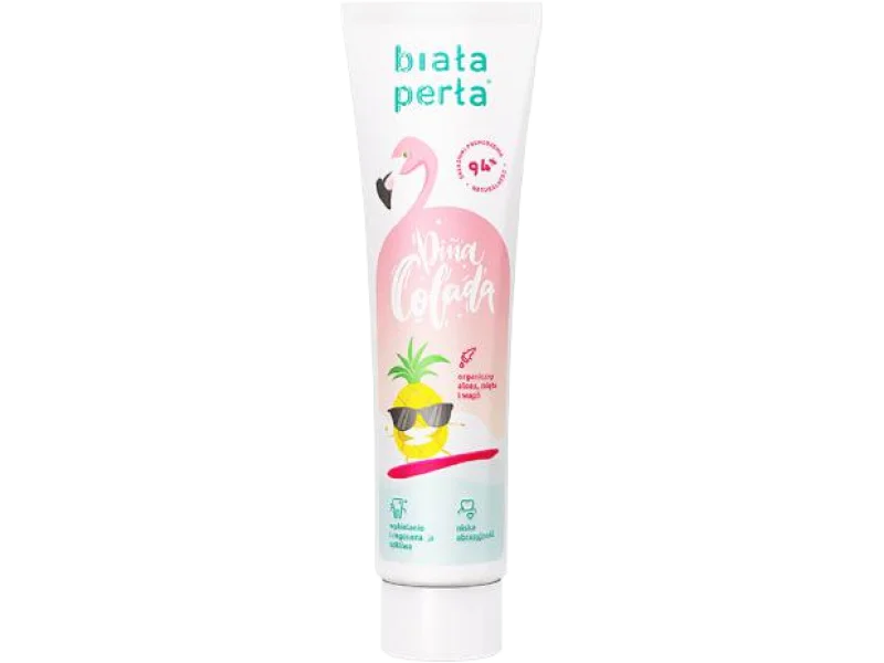BIAŁA PERŁA Wybielająca pasta do zębów pinacolada, 100 ml