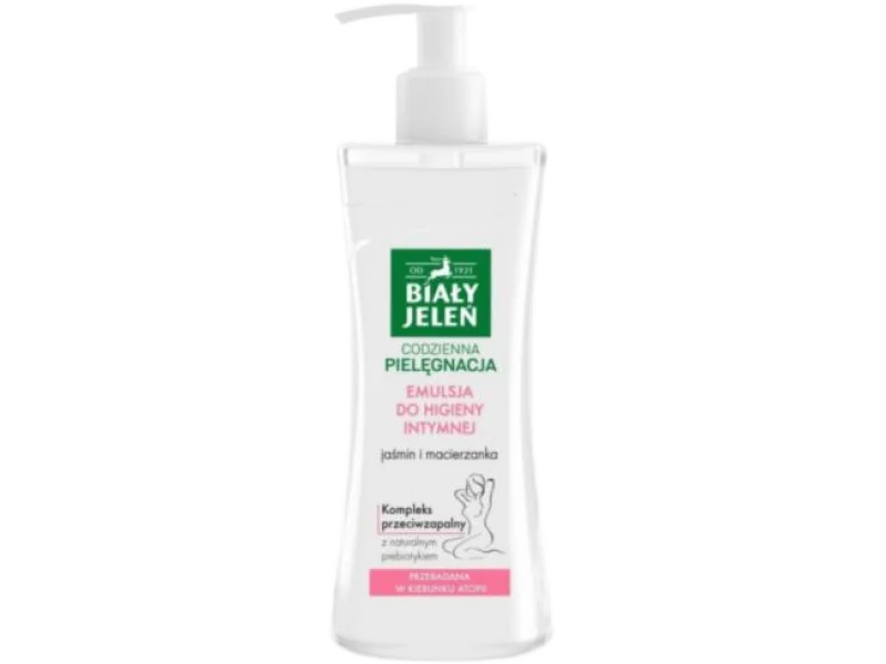 BIAŁY JELEŃ Emulsja do higieny intymnej z jaśminem i macierzanką, 265 ml