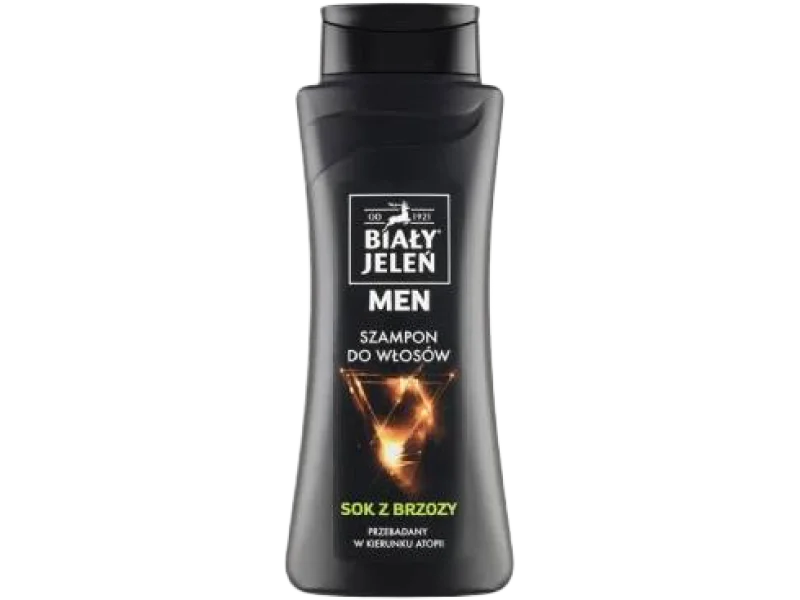 Biały Jeleń Men, z sokiem z brzozy, szampon, 300 ml