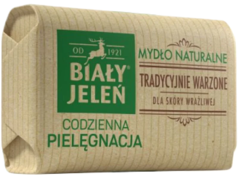 BIAŁY JELEŃ Mydło naturalne tradycyjnie warzone, 100 g