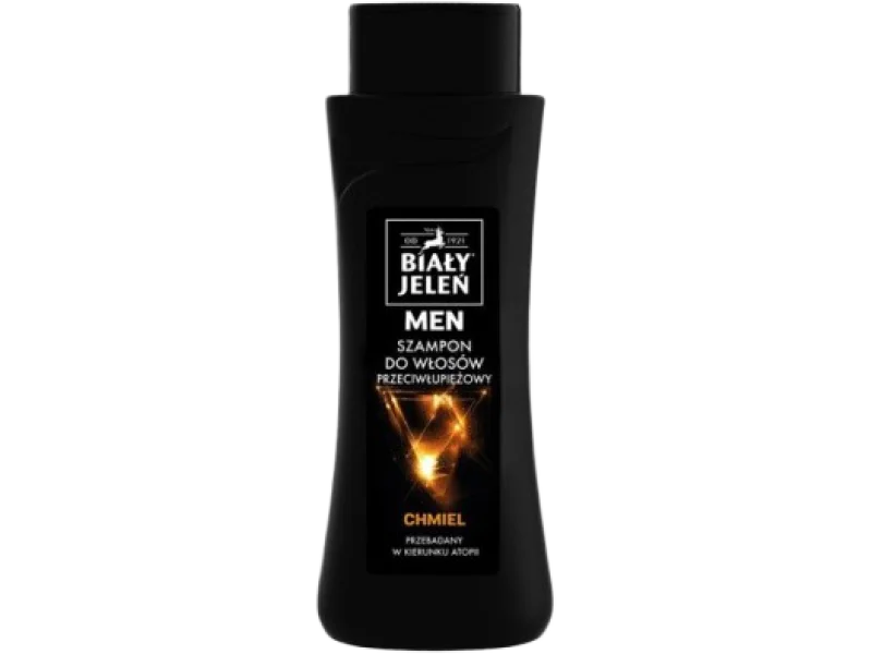BIAŁY JELEŃ szampon do włosów MEN z ekstraktem z chmielu, 300 ml