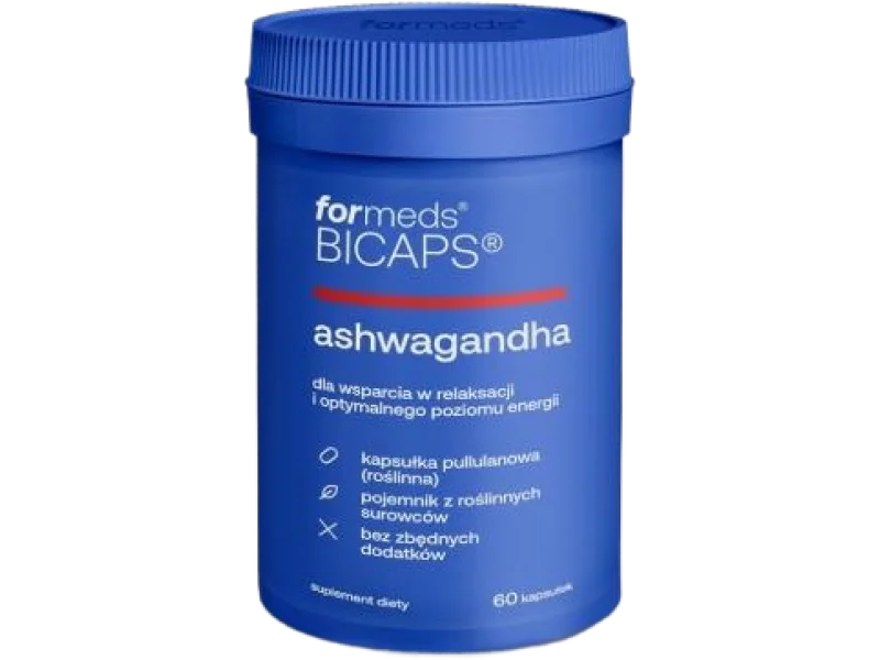 Bicaps Ashwagandha, kapsułki, 60 kaps.