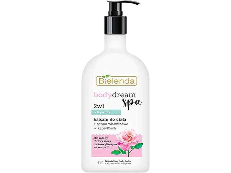 BIELENDA BODY DREAM SPA 2w1 odżywczy balsam do ciała + serum witaminowe w kapsułkach, 350 ml