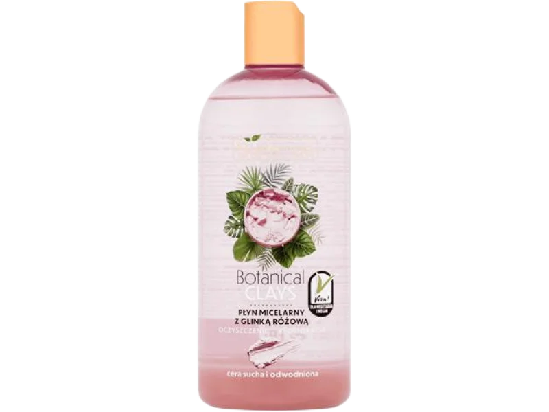 Bielenda Botanical Clays płyn micelarny z glinką różową, 500 ml