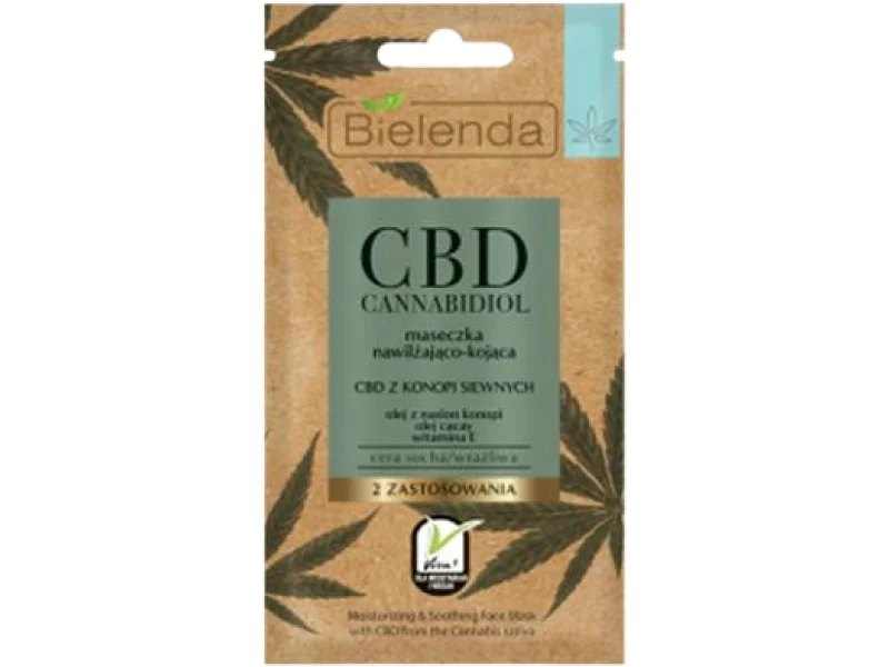 BIELENDA CBD maseczka nawilżająco kojąca, maska, 8 g