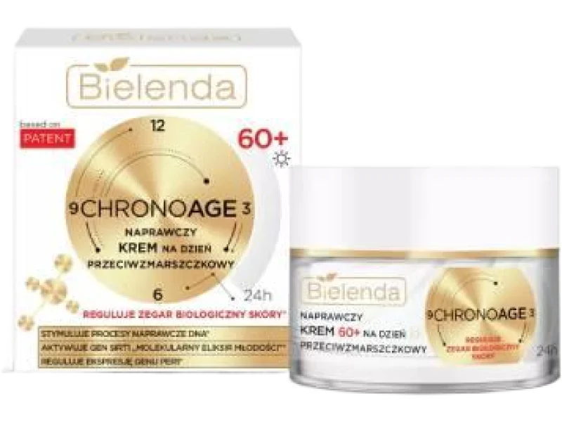 Bielenda Chrono Age 24h, naprawczy przeciwzmarszczkowy 60+ na dzień, krem, 50 ml