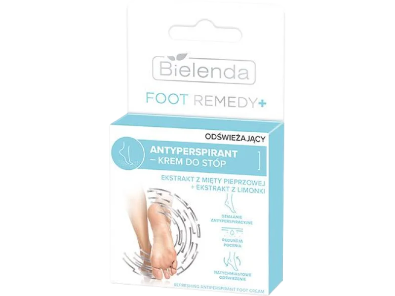 BIELENDA FOOT REMEDY odświeżający antyperspirant-krem do stóp, 50 ml