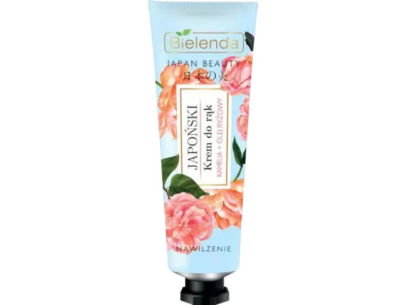 Bielenda Japan Beauty japoński krem do rąk kamelia + olej ryżowy, 50 ml