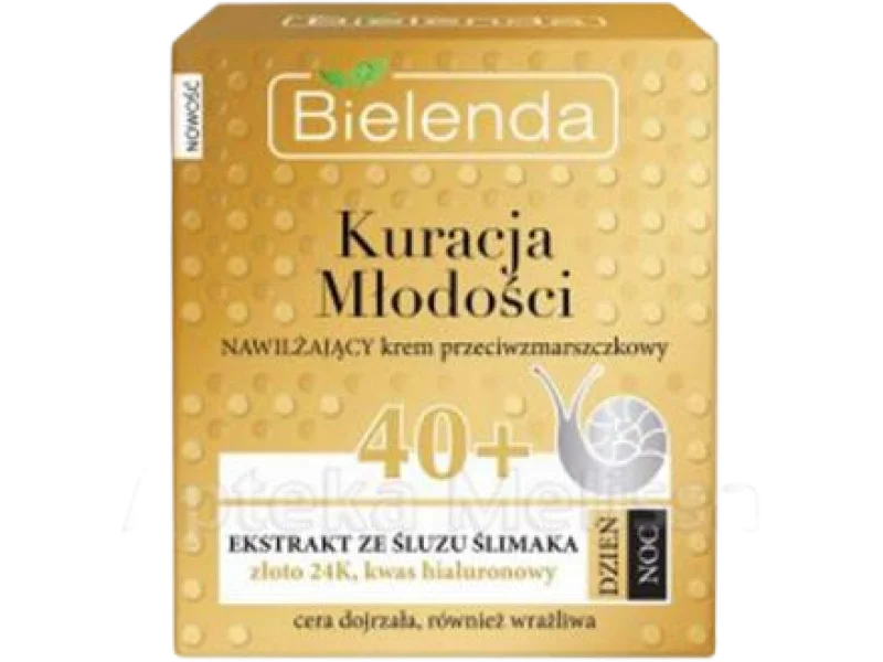 BIELENDA KURACJA MŁODOŚCI nawilżający przeciwzmarszczkowy 40+, krem, 50 ml
