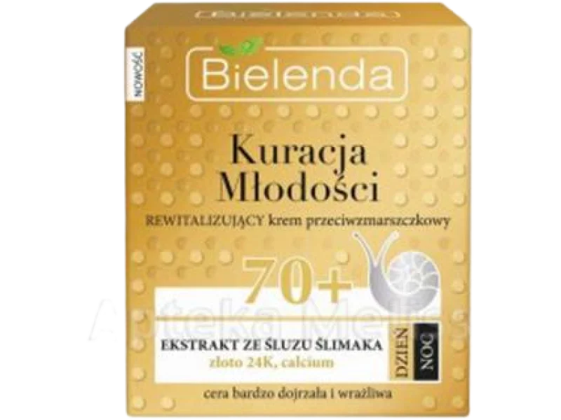 BIELENDA KURACJA MŁODOŚCI Rewitalizujący przeciwzmarszczkowy 70+, krem, 50 ml