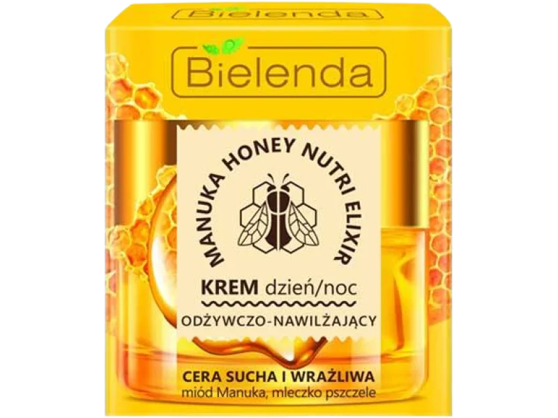 BIELENDA MANUKA HONEY NUTRI ELIXIR krem dzień/noc, 50 ml