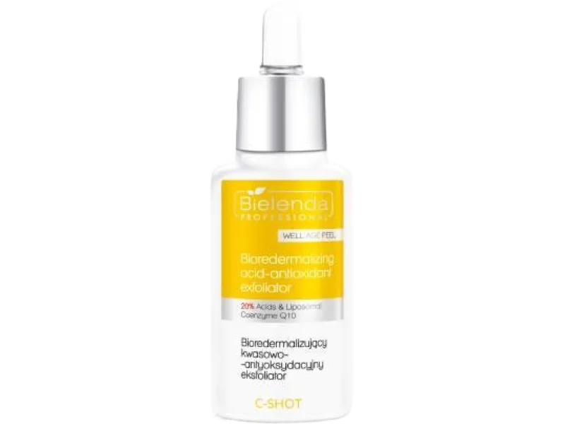 Bielenda Professional C-SHOT bioredermalizujący kwasowo-antyoksydacyjny eksfoliator WELL AGE PEEL, peeling, 30 ml