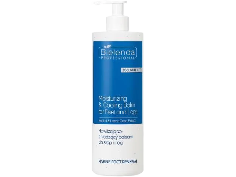 Bielenda Professional Cooling Effect Nawilżająco-chłodzący balsam do stóp i nóg, 500 ml