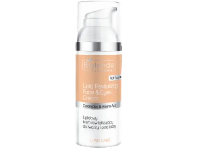 Bielenda Professional lipidowy krem rewitalizujący do twarzy i pod oczy z kolagenem i kompleksem ceramidów, 50 ml