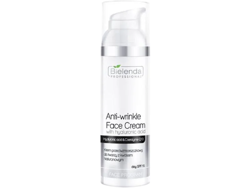 Bielenda Professional przeciwzmarszczkowy z kwasem hialuronowym, krem, 100 ml