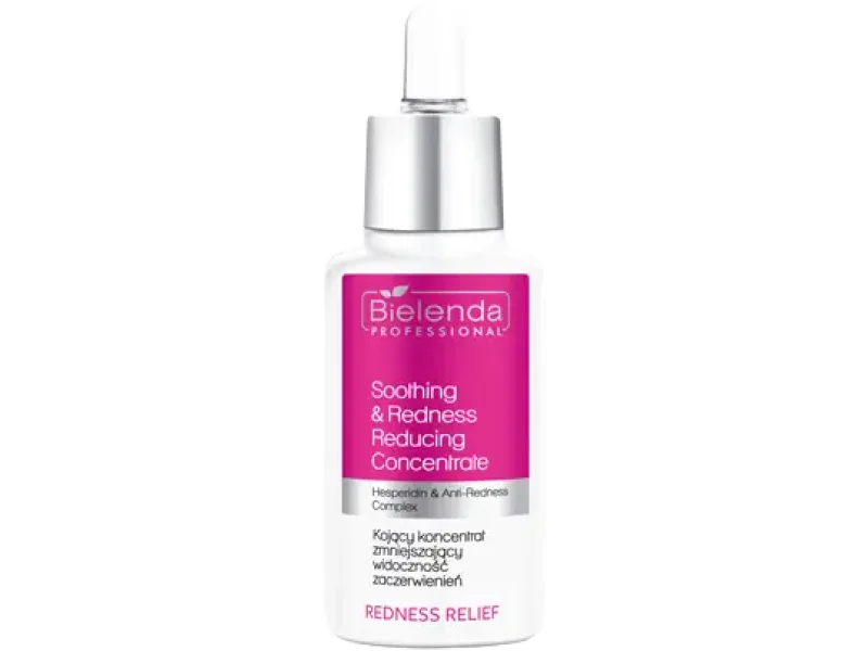 Bielenda Professional REDNESS RELIEF kojący koncentrat zmniejszający widoczność zaczerwienień, serum, 30 ml