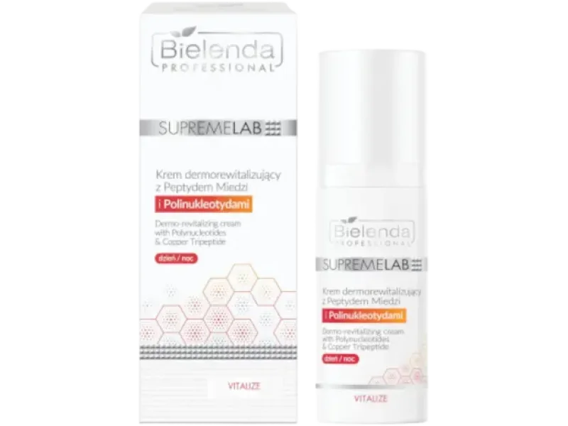 Bielenda Professional Supremelab dermorewitalizujący z peptydem miedzi i polinukleotydami, krem, 50 ml