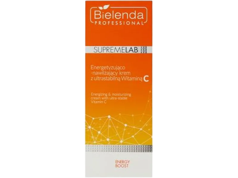 Bielenda Professional Supremelab Energy Boost energetyzująco-nawilżający krem z ultrastabilną witaminą C, 50 ml