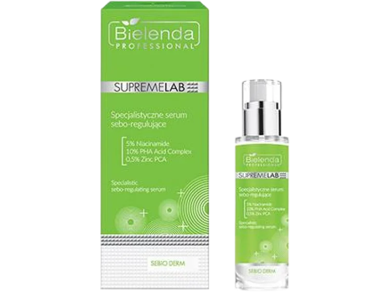 Bielenda Professional Supremelab Sebio Derm specjalistyczne sebo-regulujące, serum, 30 ml