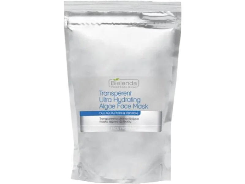 Bielenda Professional transparentna ultranawilżająca maska algowa do twarzy, proszek, 190 g