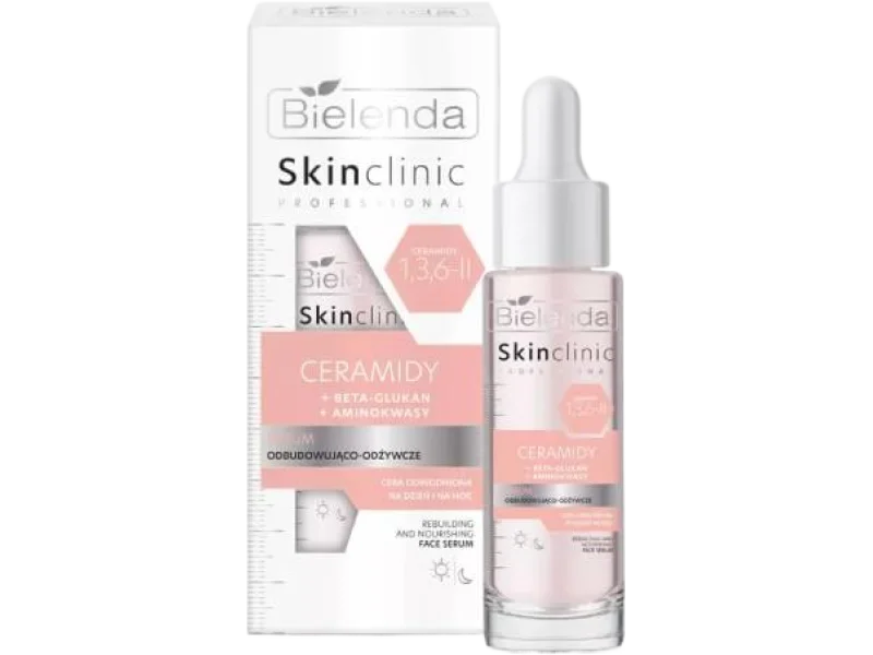 Bielenda Skin Clinic Professional, serum odbudowująco-odżywcze ceramidy, 30 ml