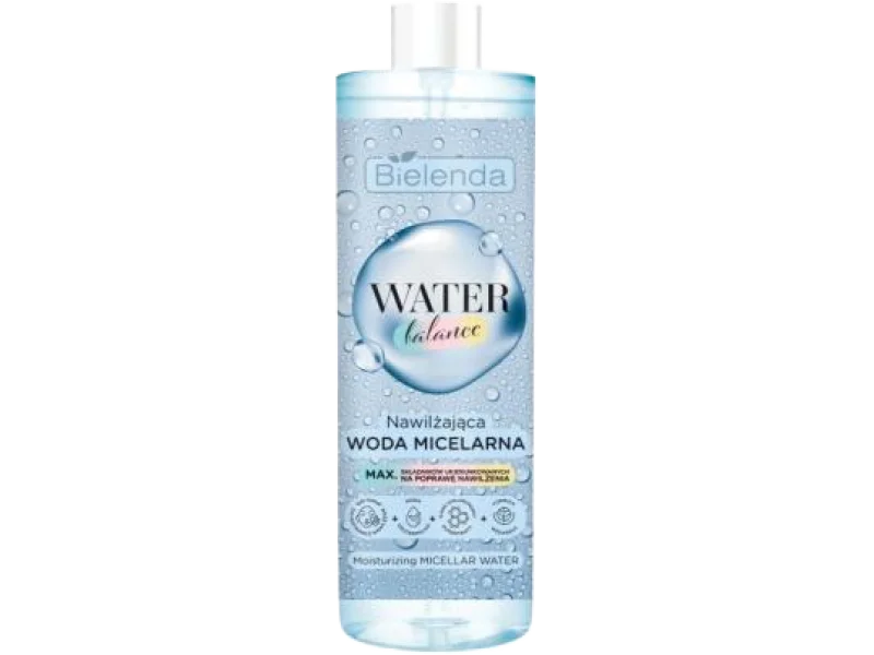 Bielenda Water Balance, nawilżająca woda micelarna, płyn, 400 ml