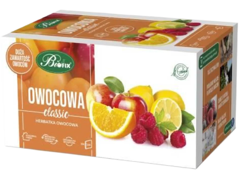 BiFix Classic Herbata Owocowa, zioła do zaparzania, 20×2,5g g