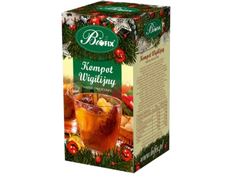 BiFix Kompot wigilijny Napar owocowy, zioła do zaparzania, 100 g