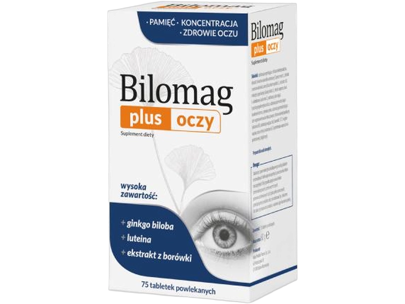 Bilomag Plus oczy, tabletki, 75 tabl.