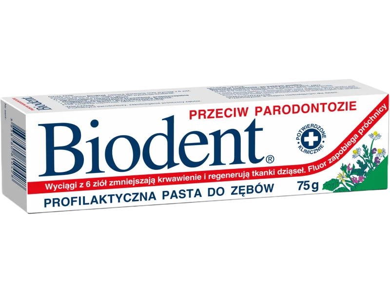 BIODENT Przeciw parodontozie, pasta, 75 g